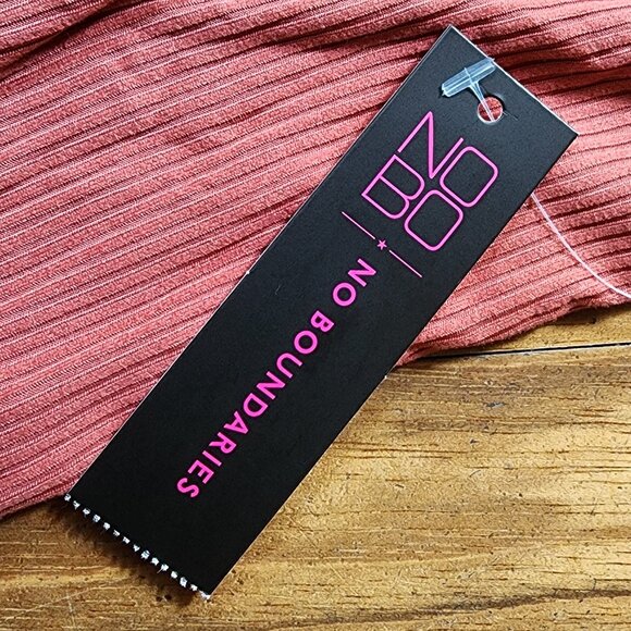 NWT No Boundaries Juniors Mauve Ribbed Tank Top Size Medium - Picture 4 of 11